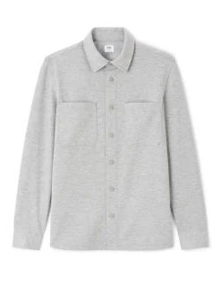 Celio Surchemise texturée 2 poches - gris clair^Homme Chemises