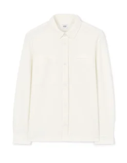 Celio Surchemise twill stretch -^Homme Chemises|Chemises Blanches