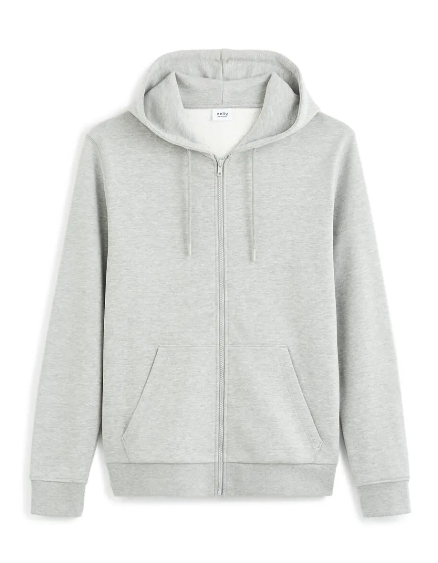 Celio Sweat à capuche en coton -^Homme Sweats