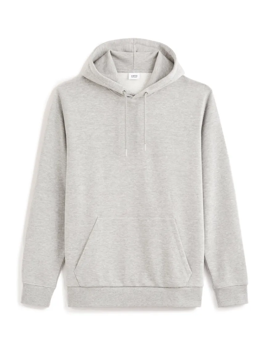 Celio Sweat à capuche en coton -^Homme Sweats