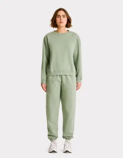 Celio Sweat à col rond en molleton - vert^Femme Pulls|Les Ensembles