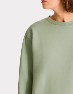 Celio Sweat à col rond en molleton - vert^Femme Pulls|Les Ensembles