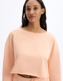Celio Sweat crop en terry - rose^Femme Sportswear|Les Essentiels Aux Meilleurs Prix