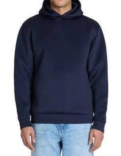 Celio Sweat oversize capuche néoprène - marine^Homme Sweats