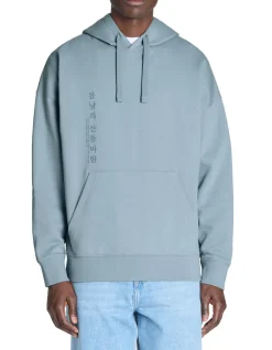 Celio Sweat oversize col rond 100% coton - bleu^Homme Sweats