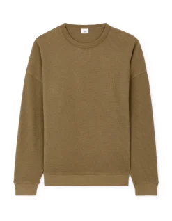 Celio Sweat oversize col rond 100% coton - marron^Homme Sweats