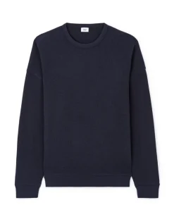 Celio Sweat oversize col rond 100% coton - marine^Homme Sweats