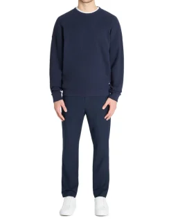 Celio Sweat oversize col rond 100% coton - marine^Homme Sweats