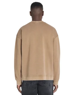 Celio Sweat oversize col rond coton mélangé - taupe^Homme Jogness|Sweats