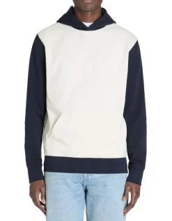 Celio Sweat regular capuche 100% coton - marine^Homme Sweats