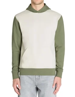Celio Sweat regular capuche 100% coton - vert^Homme Sweats