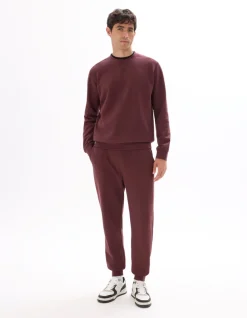 Celio Sweat regular col rond 100% coton - bordeaux^Homme Sweats