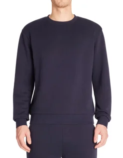 Celio Sweat regular col rond 100% coton - marine^Homme Jogness|Sweats
