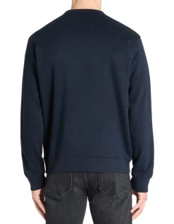 Celio Sweat regular col rond coton mélangé - marine^Homme Sweats