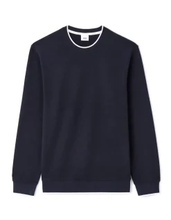 Celio Sweat regular col rond coton mélangé - marine^Homme Sweats