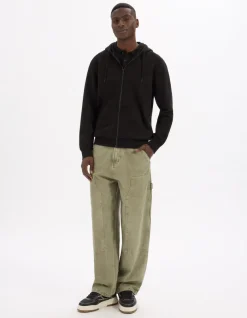 Celio Sweat zippé à capuche 100% coton -^Homme Jogness|Sweats