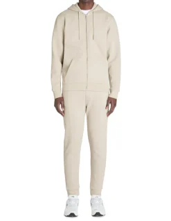 Celio Sweat zippé à capuche regular coton mélangé - beige^Homme Jogness|Sweats