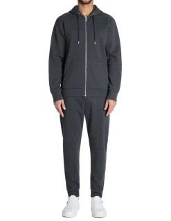 Celio Sweat zippé à capuche regular - anthracite^Homme Jogness|Sweats