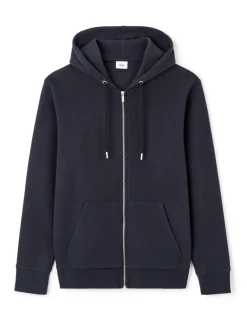 Celio Sweat zippé capuche regular coton mélangé - marine^Homme Jogness|Sweats
