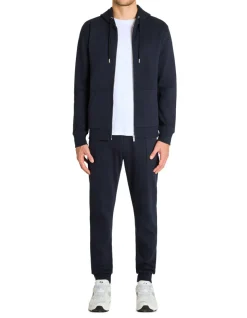 Celio Sweat zippé capuche regular coton mélangé - marine^Homme Jogness|Sweats