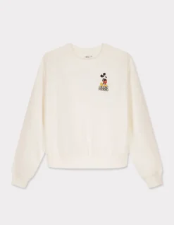 Celio Sweatshirt avec print MICKEY - écru^Femme Pulls