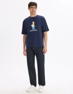 Celio The Simpson - T-shirt marine^Homme T-Shirts|Collabs