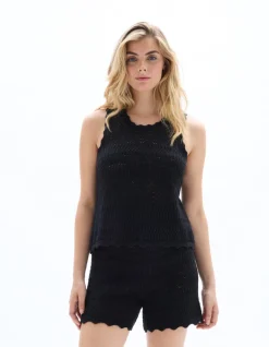 Celio Top en crochet -^Femme Pulls|Les Ensembles