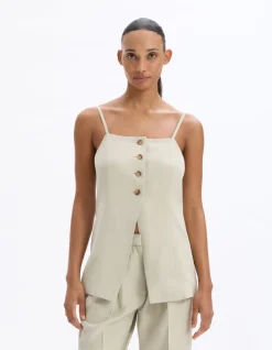 Celio Top habillé à bretelle - gris^Femme Chemises & Blouses|T-Shirts & Tops