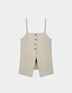 Celio Top habillé à bretelle - gris^Femme Chemises & Blouses|T-Shirts & Tops