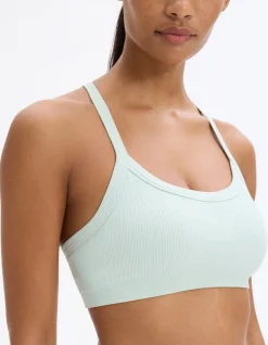 Celio Top sans coutures à fines bretelles - vert^Femme Sportswear|Loungewear