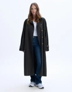 Celio Trench oversize - gris anthracite^Femme Les Meilleures Ventes|Manteaux