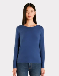 Celio T-shirt ajusté à large encolure - bleu^Femme T-Shirts & Tops