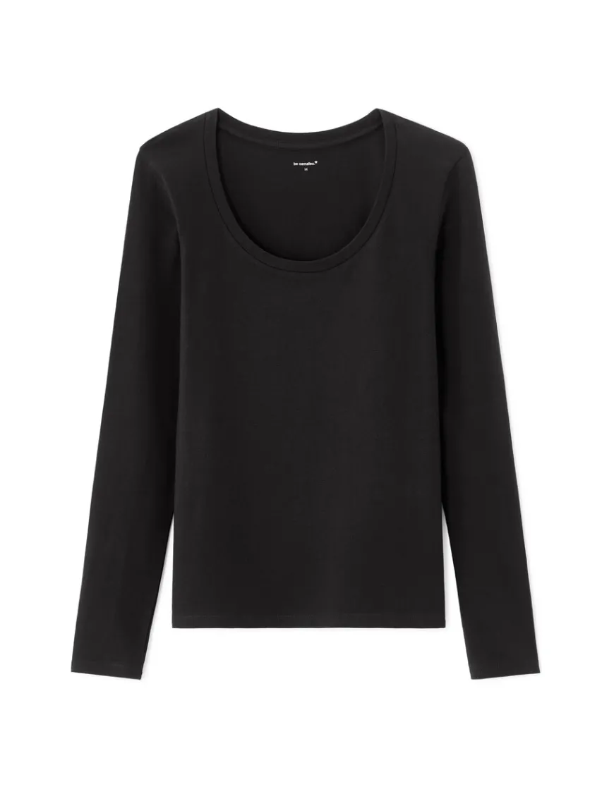 Celio T-shirt ajusté à manches longues -^Femme Les Essentiels Aux Meilleurs Prix|T-Shirts & Tops