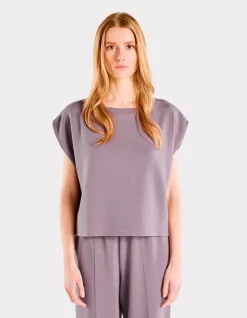 Celio T-shirt ample sans manches HOME - violet^Femme Sportswear|Les Ensembles