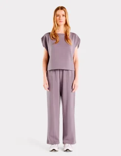 Celio T-shirt ample sans manches HOME - violet^Femme Sportswear|Les Ensembles