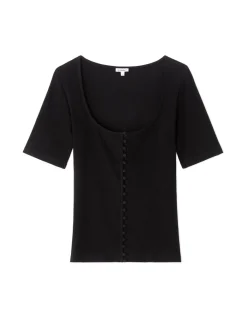 Celio T-shirt boutonné à manches courtes -^Femme T-Shirts & Tops