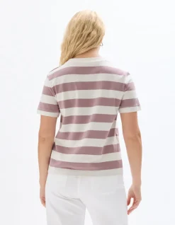 Celio T-shirt boutonné à rayures -^Femme T-Shirts & Tops