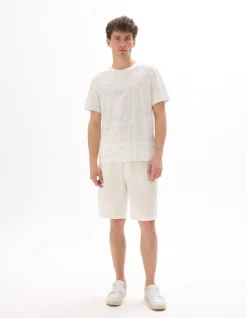Celio T-shirt boxy col 100% rond imprimé floral -^Homme T-Shirts
