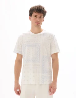 Celio T-shirt boxy col 100% rond imprimé floral -^Homme T-Shirts