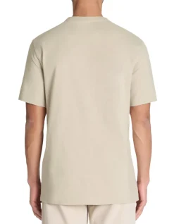 Celio T-shirt boxy col rond 100% coton - beige^Homme T-Shirts