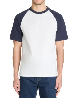 Celio T-shirt boxy col rond 100% coton - marine^Homme T-Shirts
