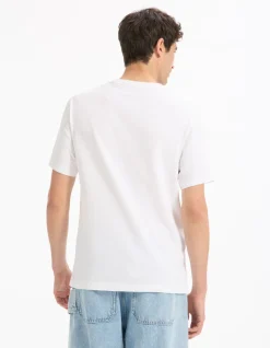 Celio T-shirt boxy col rond 100% coton -^Homme T-Shirts