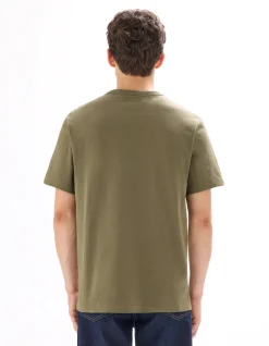 Celio T-shirt boxy col rond 100% coton - marron^Homme T-Shirts