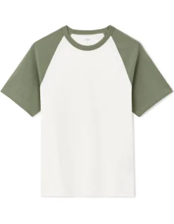 Celio T-shirt boxy col rond 100% coton - vert^Homme T-Shirts