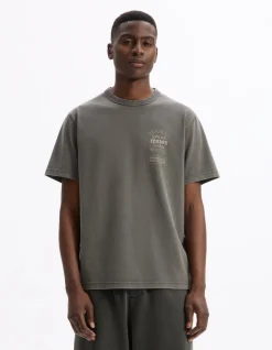 Celio T-shirt boxy col rond 100% coton -^Homme T-Shirts