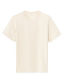 Celio T-shirt boxy col rond 100% coton - jaune^Homme T-Shirts