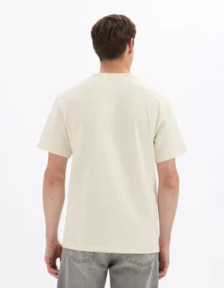 Celio T-shirt boxy col rond 100% coton - jaune^Homme T-Shirts