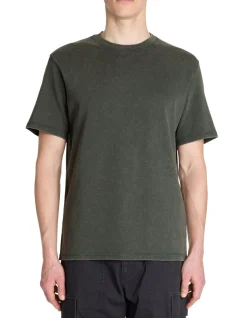 Celio T-shirt boxy col rond 100% coton pigment - gris^Homme T-Shirts
