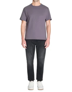 Celio T-shirt boxy col rond 100% coton - gris^Homme T-Shirts