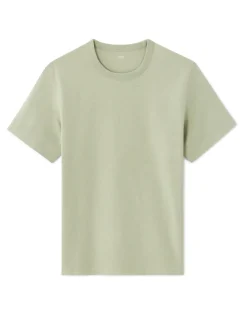 Celio T-shirt boxy col rond 100% coton - vert^Homme T-Shirts
